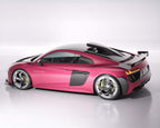 Audi R8 Gen 2 Roof Scoop Intake Engine Lid dry carbon side profile Avalanche Design 2016 2024