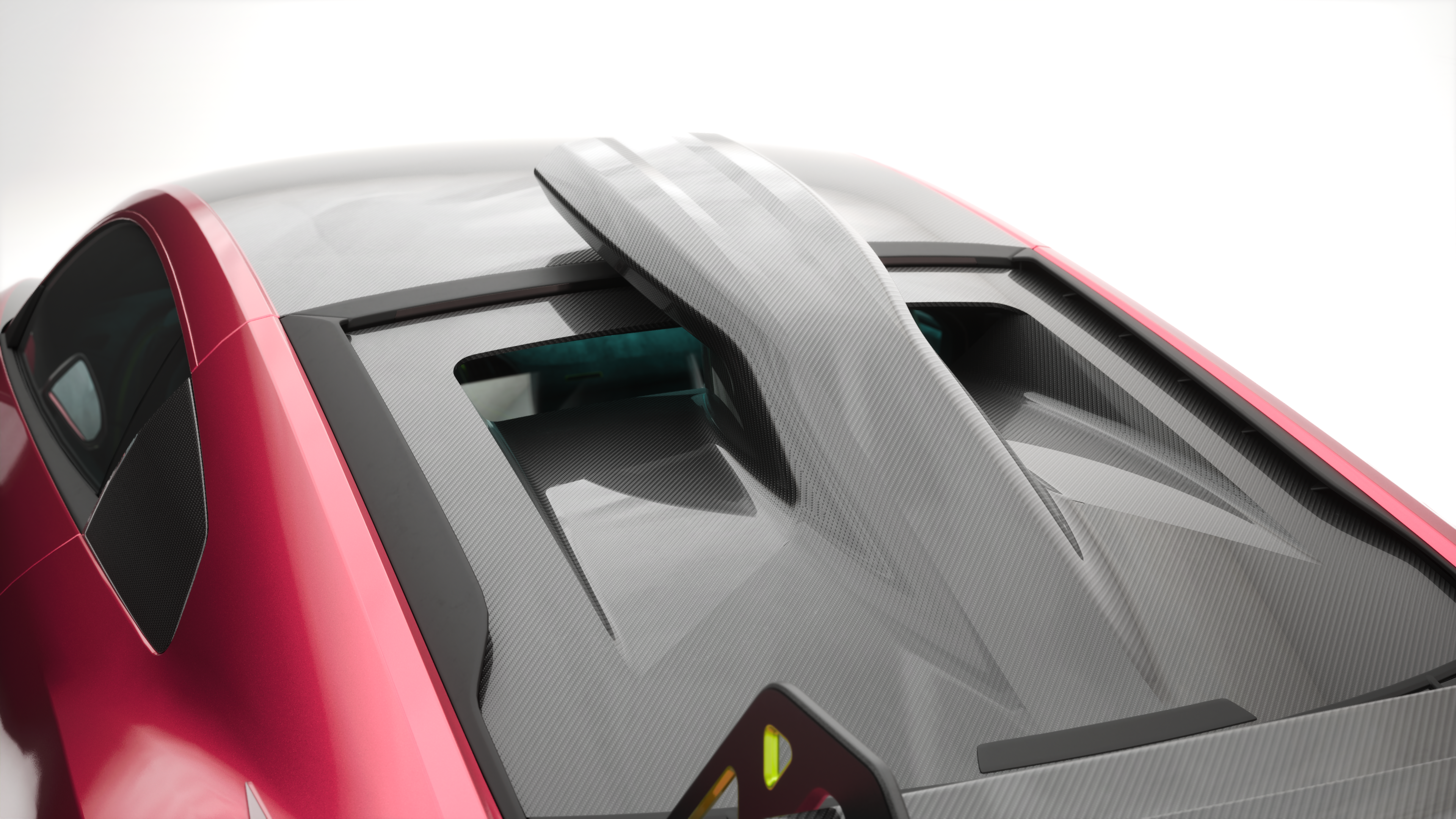 R8 Roof Scoop Engine Cover