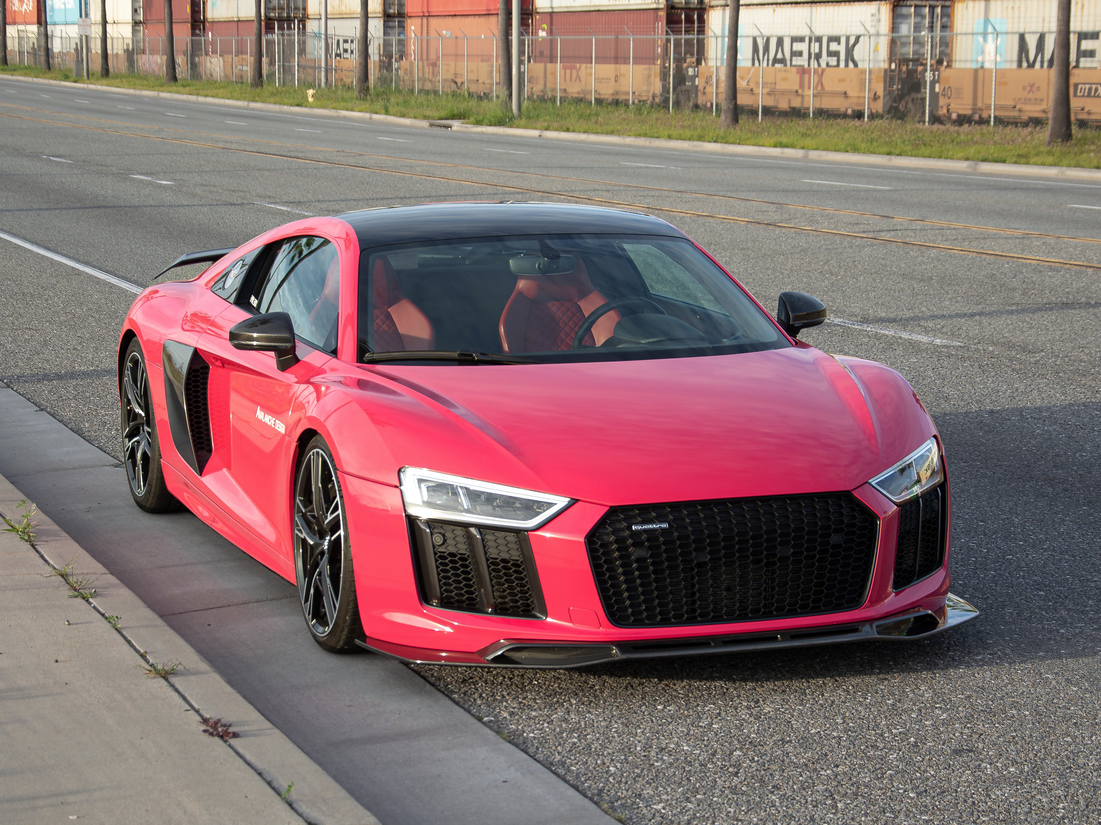 Avalanche Design Audi R8 Dry Carbon Front Lip Splitter (Gen 2)