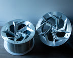 Bespoke custom forged wheels by Avalanche Design, manufactured from 6061-T6 forged aluminum with monoblock construction, brushed finish, and made to order vehicle fitment.