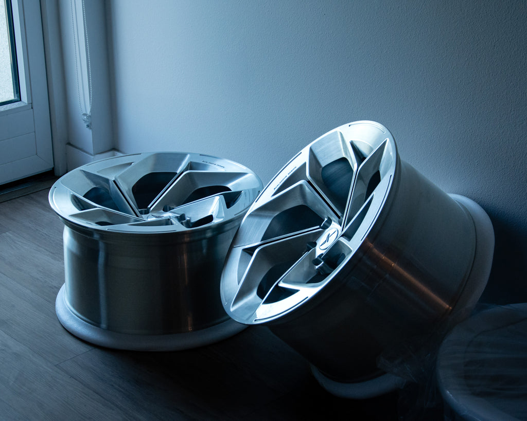 Bespoke custom forged wheel designs developed and fine tuned with each client for a made to order fitment and finish.