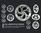 Bespoke custom forged wheel designs by Avalanche Design, featuring multiple monoblock wheel concepts developed and refined for unique vehicle fitment, proportion, finish, and performance requirements.