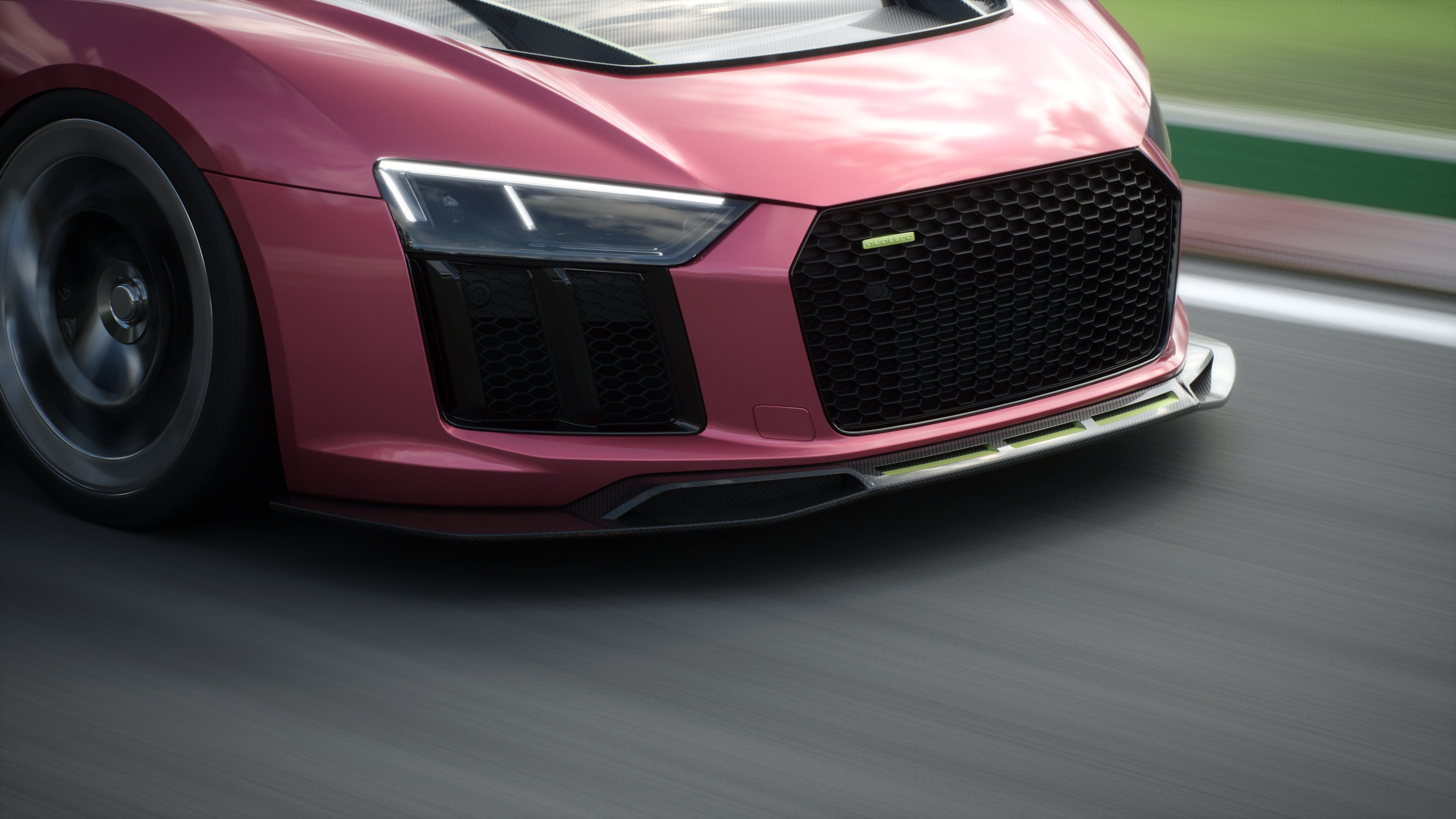 Avalanche Design Dry Carbon Audi R8 Lip Splitter