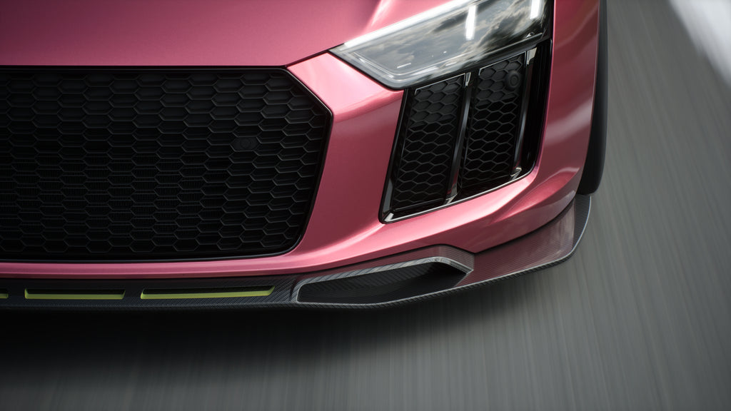 Avalanche Design Dry Carbon Audi R8 Lip Splitter