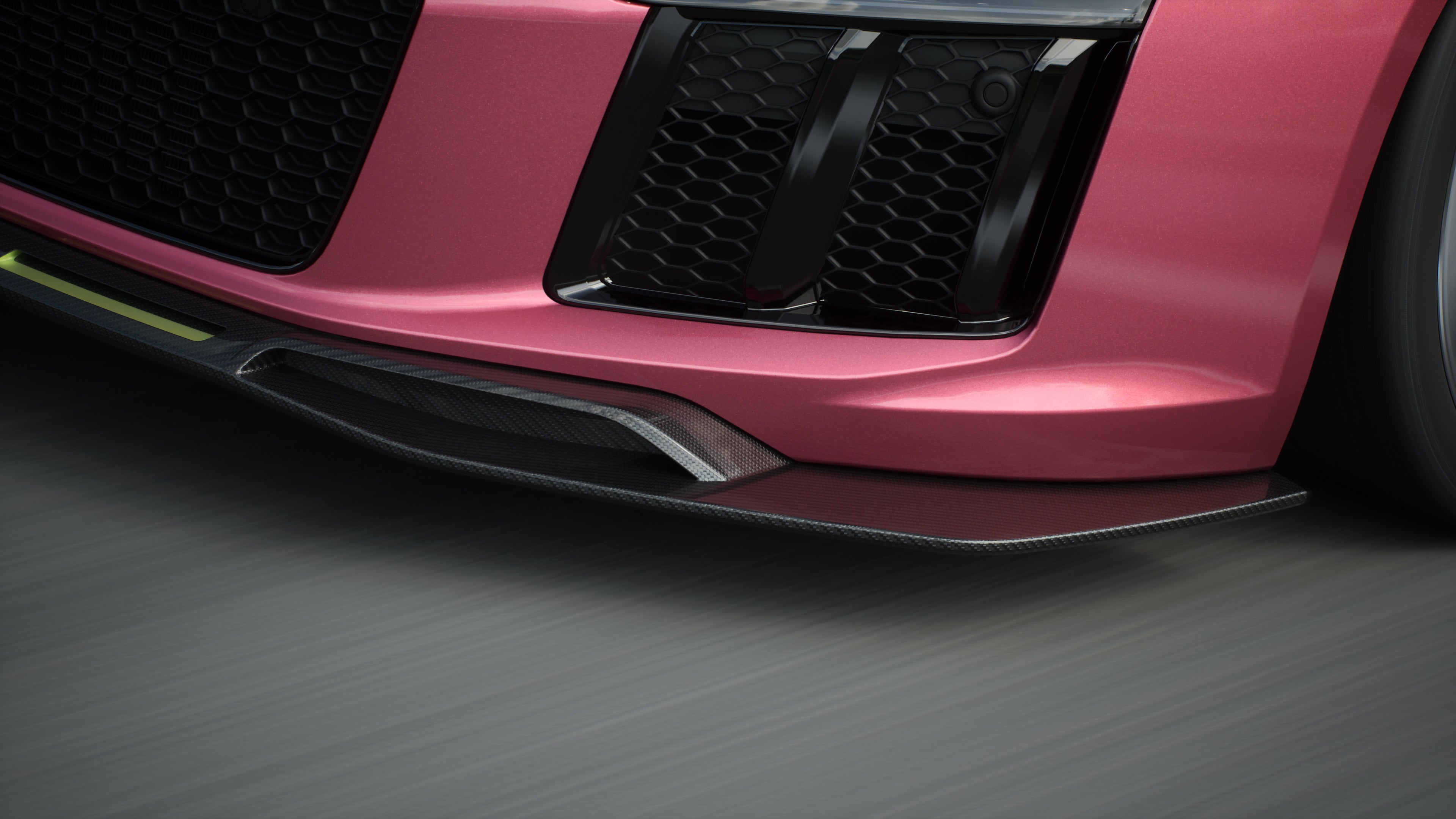 Avalanche Design Dry Carbon Audi R8 Lip Splitter