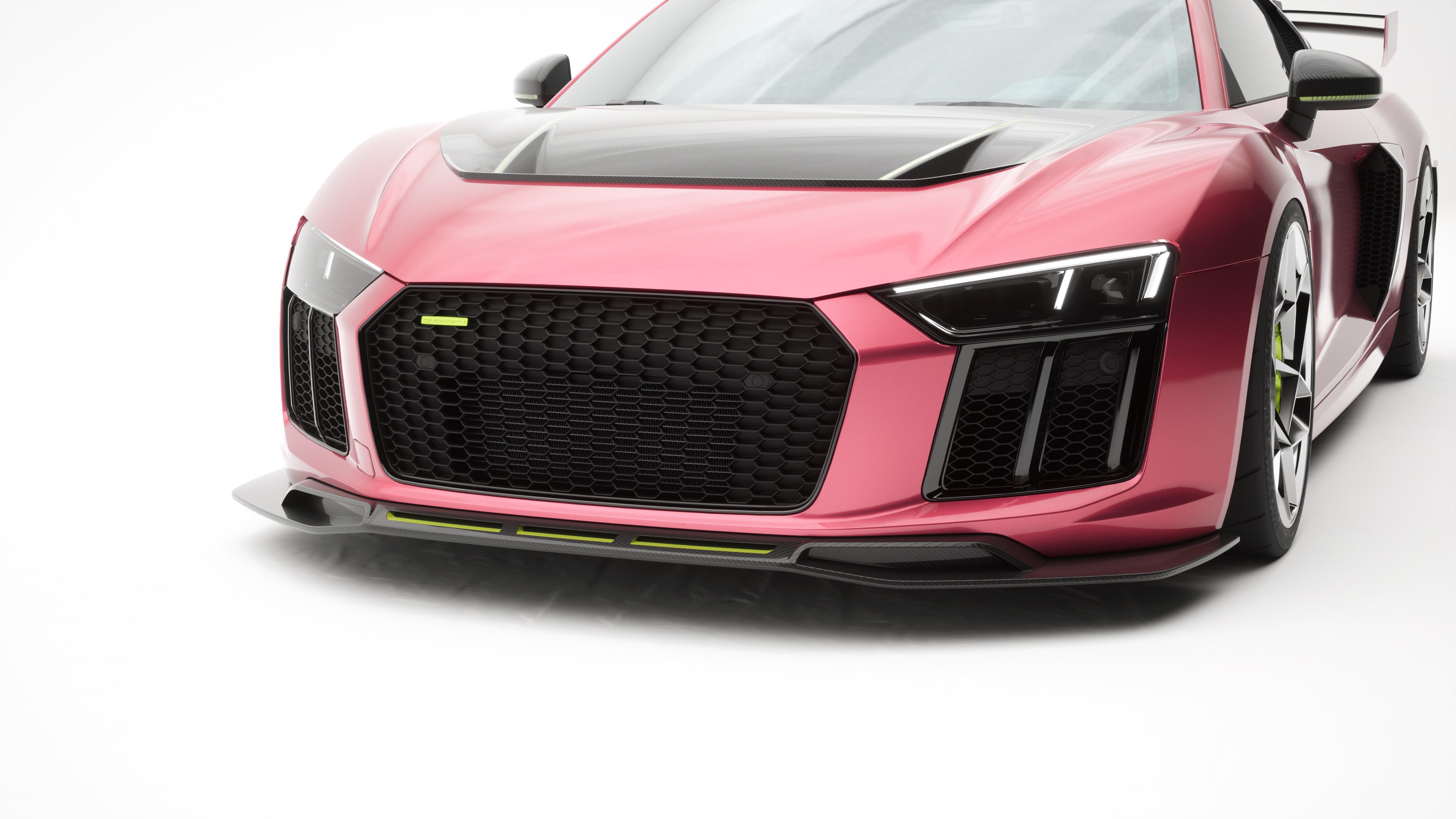 Avalanche Design Dry Carbon Audi R8 Lip Splitter