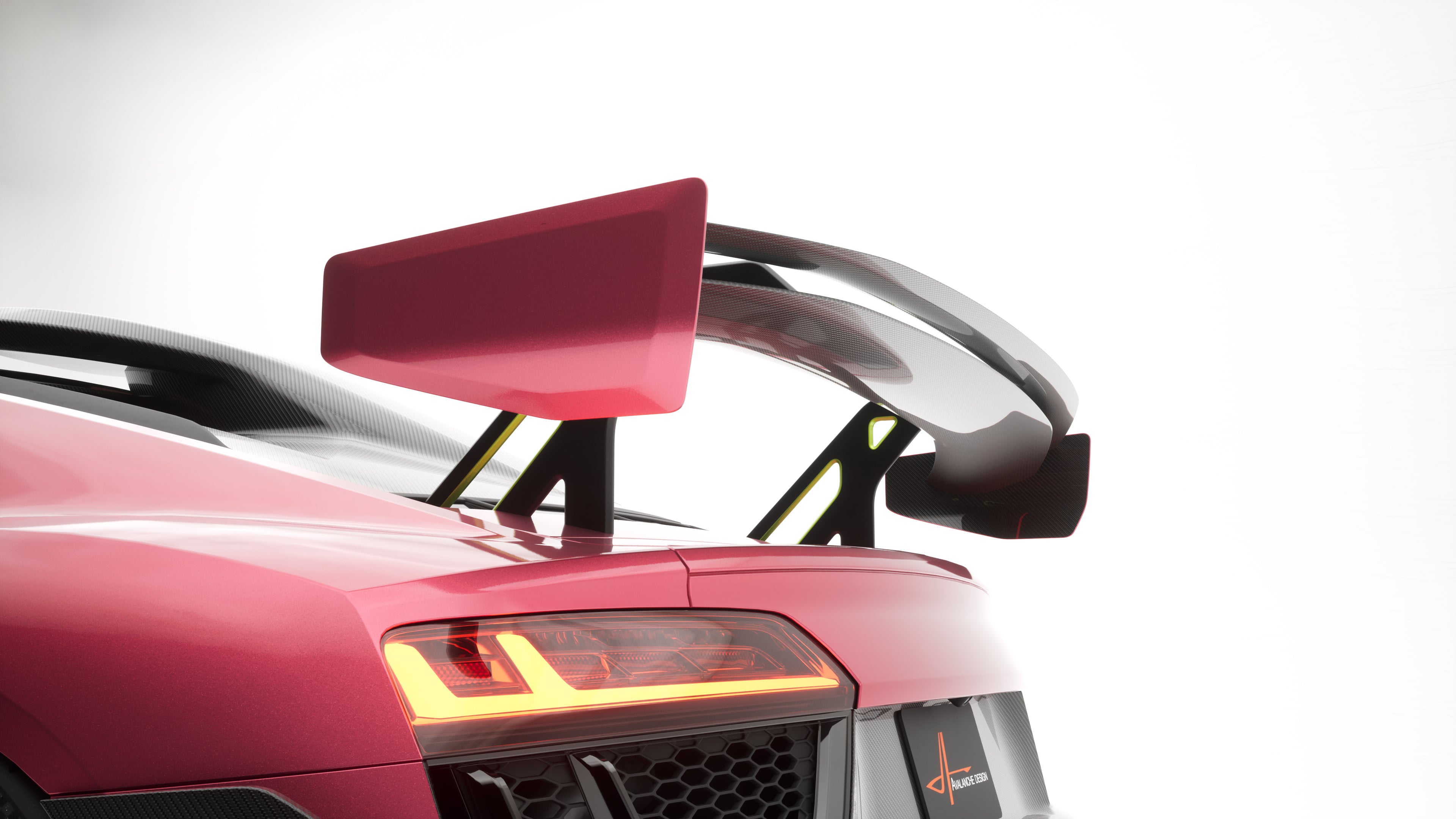 Avalanche Design Audi R8 Dual Element Wing